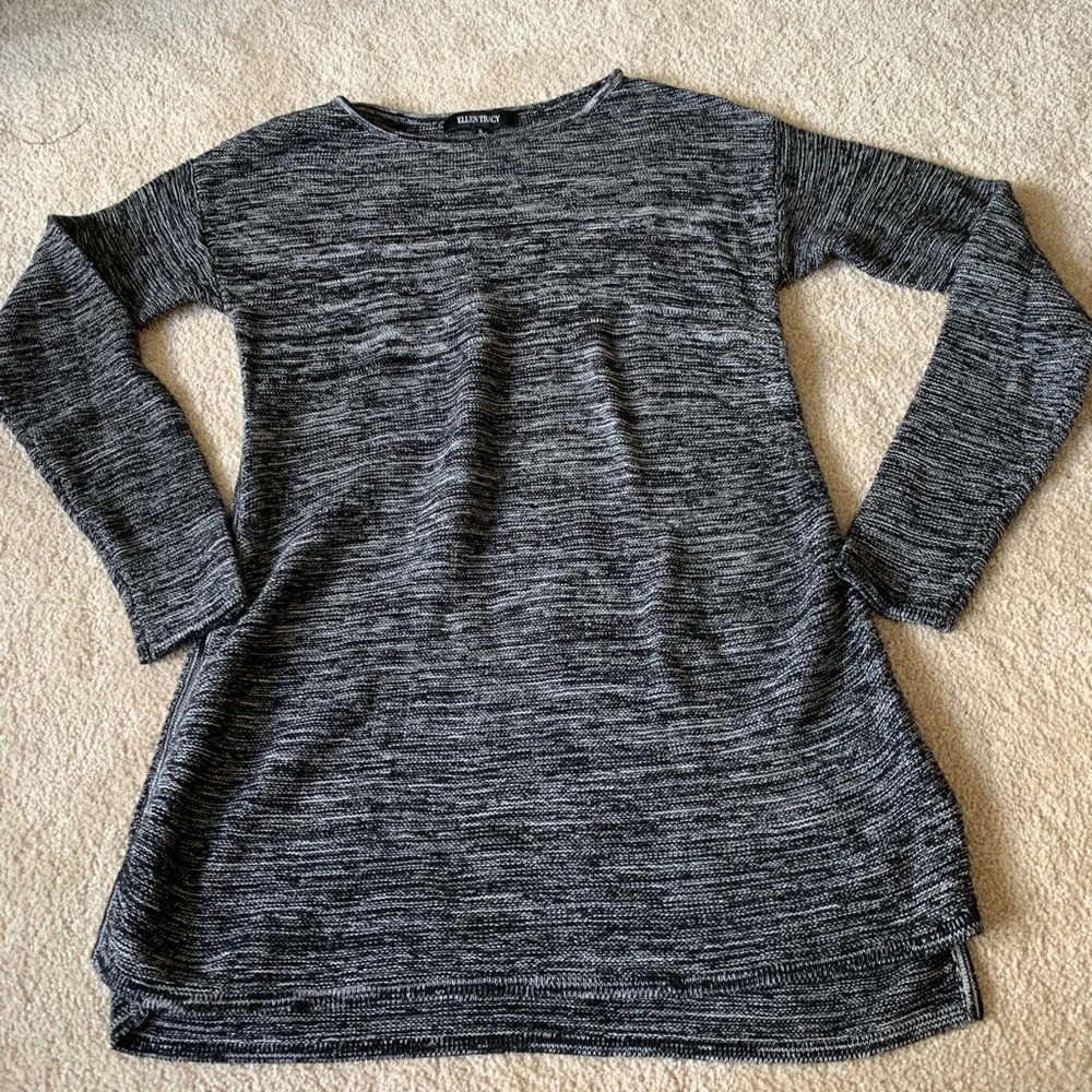 Black and White Chunky Sweater